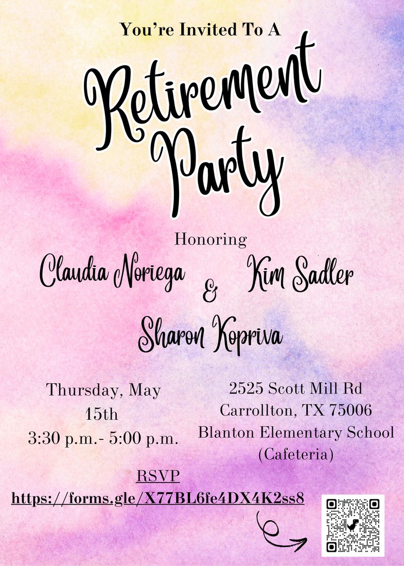 Blanton Elementary (@blantonbulldogs) on Twitter photo Join us as we celebrate the amazing impact these <a href="/BlantonBulldogs/">Blanton Elementary</a> teachers have had with us and <a href="/CFBISD/">Carrollton-Farmers Branch ISD</a> 🥳👏🏼🥳 Join us as we celebrate the amazing impact these <a href="/BlantonBulldogs/">Blanton Elementary</a> teachers have had with us and <a href="/CFBISD/">Carrollton-Farmers Branch ISD</a> 🥳👏🏼🥳