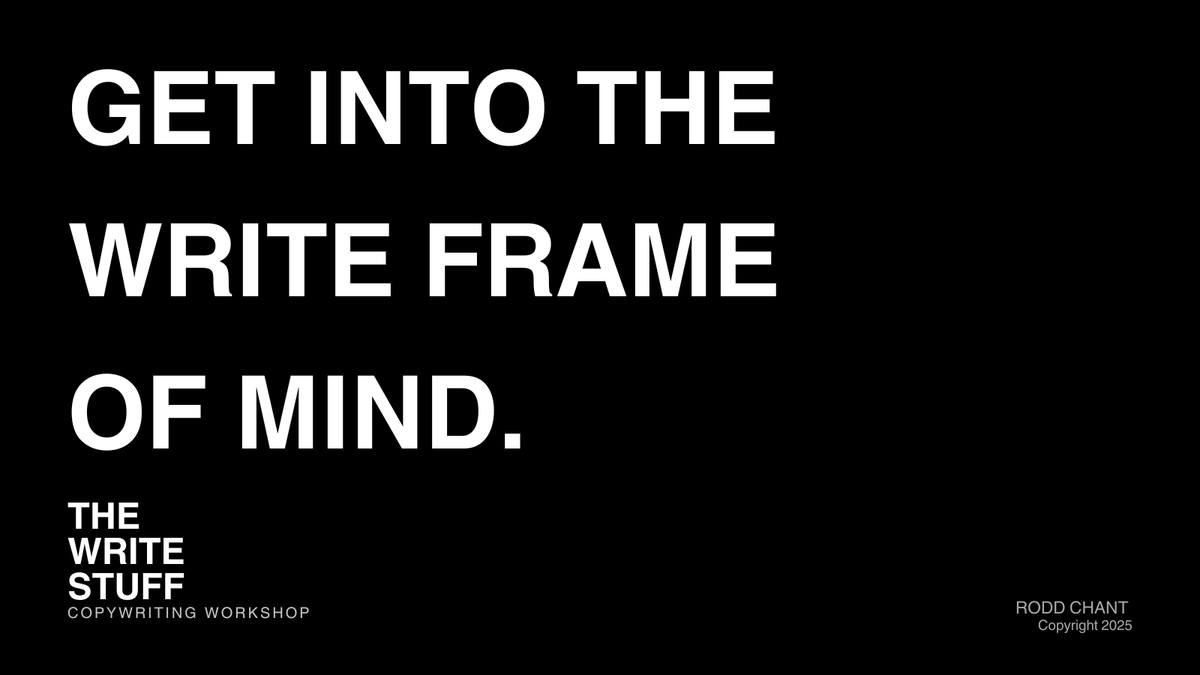 roddchant's tweet photo. Want to learn how to write better headlines? Come up with stronger ideas?

More details about my copywriting workshop can be found here. 👇

https://t.co/9wuhYx2fL0

#copywriting #Advertising https://t.co/KV3xq92TGy
