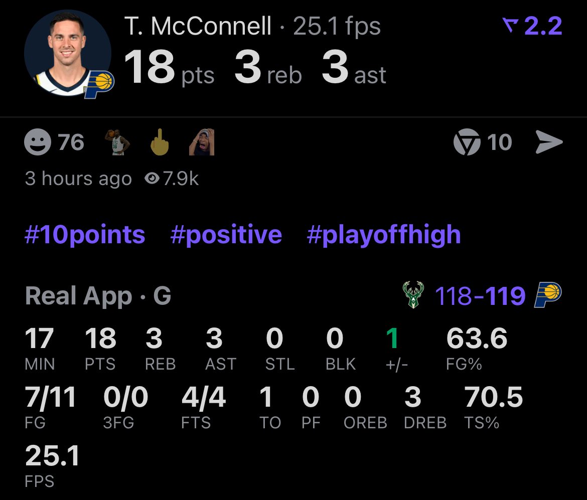 masonyo25's tweet image. Can we take a second and give TJ McConnell his props?? He’s been heavily scrutinized recently and he stepped up BIG tonight.
#YesCers