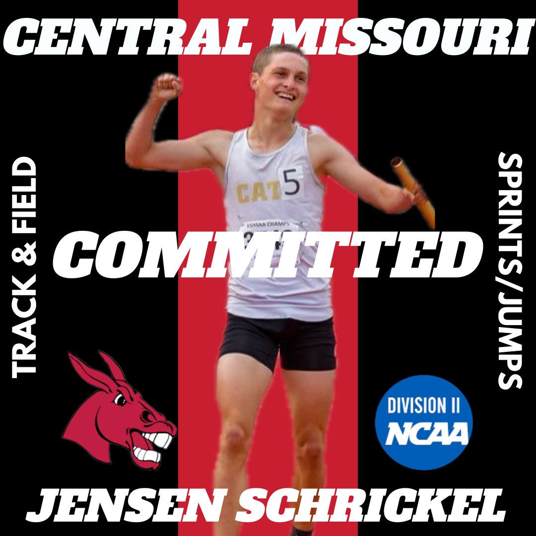 Jensen Schrickel (@jschrickel9) on Twitter photo Feeling blessed, and excited for the future at UCM! Thank you to Coach Paterson and the University of Central Missouri for this opportunity! 🔴⚫️💯 #teamUCM <a href="/KevinPa77581605/">Kevin Paterson</a> <a href="/UCMTF/">UCM Track and Field</a> Feeling blessed, and excited for the future at UCM! Thank you to Coach Paterson and the University of Central Missouri for this opportunity! 🔴⚫️💯 #teamUCM <a href="/KevinPa77581605/">Kevin Paterson</a> <a href="/UCMTF/">UCM Track and Field</a>
