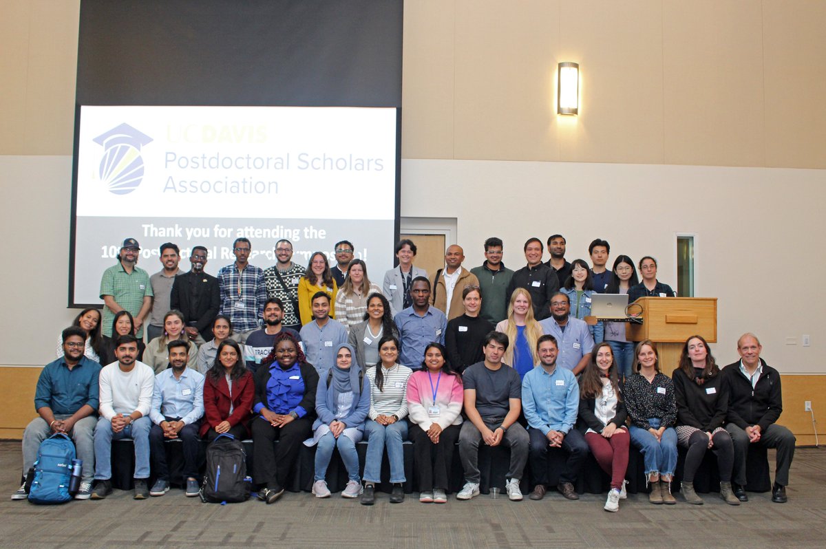 UCDavisPostdocs's tweet image. 🎉A huge THANK YOU to everyone who joined us for our 2025 Annual Postdoctoral Research Symposium and our bowling hangout! 🎳 We appreciate all the volunteers and organizers, Sponsors in @UCDavisGrad @ucdavis and @TurkovichWines
Stay tuned for more events and opportunities! 🚀