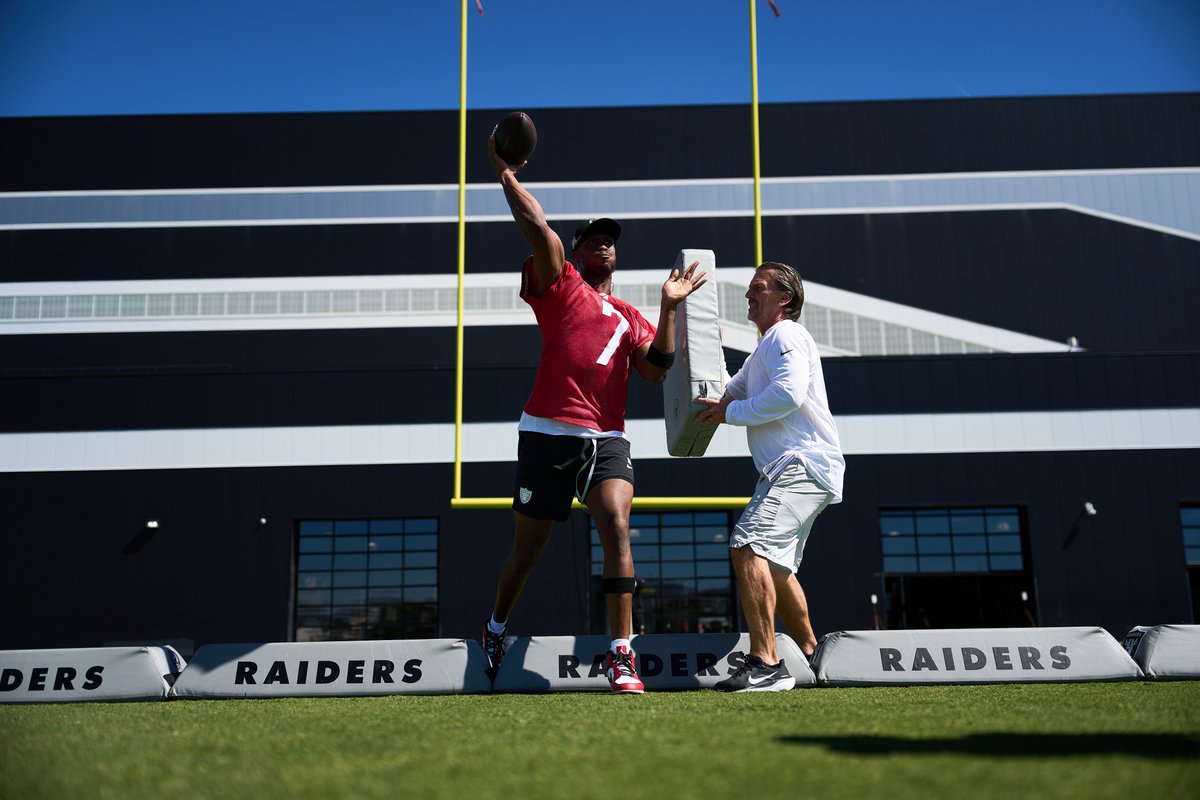 Raiders's tweet photo. Work. Repeat. 🔁

#RaiderNation https://t.co/Ahxdp8gSgg