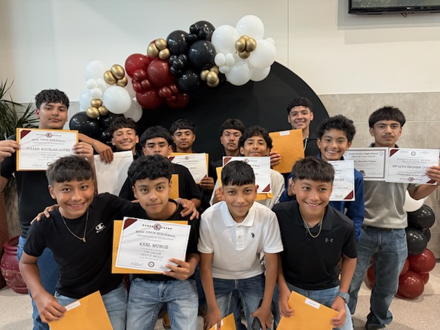 Want to give a huge shout-out to our EJHS Boys Soccer Coach Alberto Garza and the young men in our JH Soccer program who are leaders on and off the field. Can not wait to see you next year at EHS. 
#LeadersbecomeChampions!