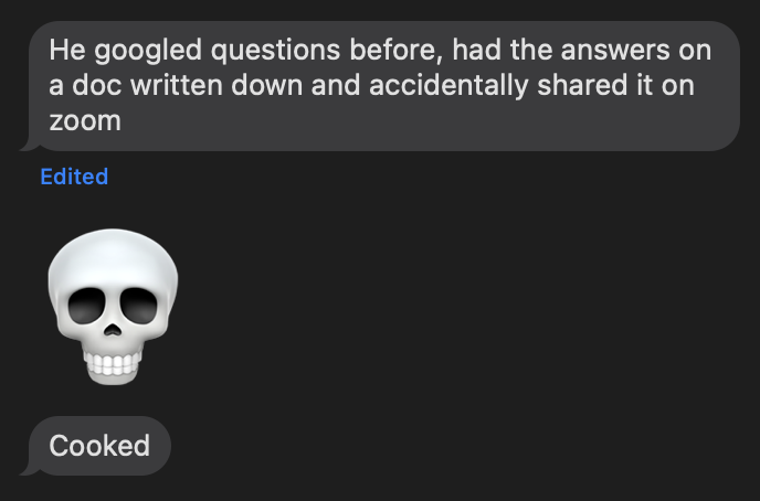 People think interview coder is the meta, but the meta is actually googling the question right before and writing it in a doc
