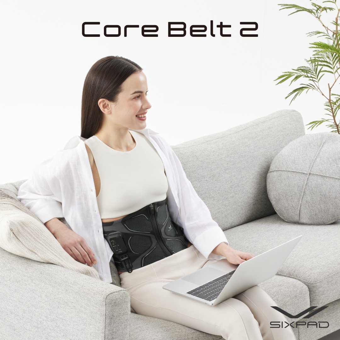 巻くことでお腹まわりを鍛える 「コアベルト2」再入荷のお知らせ