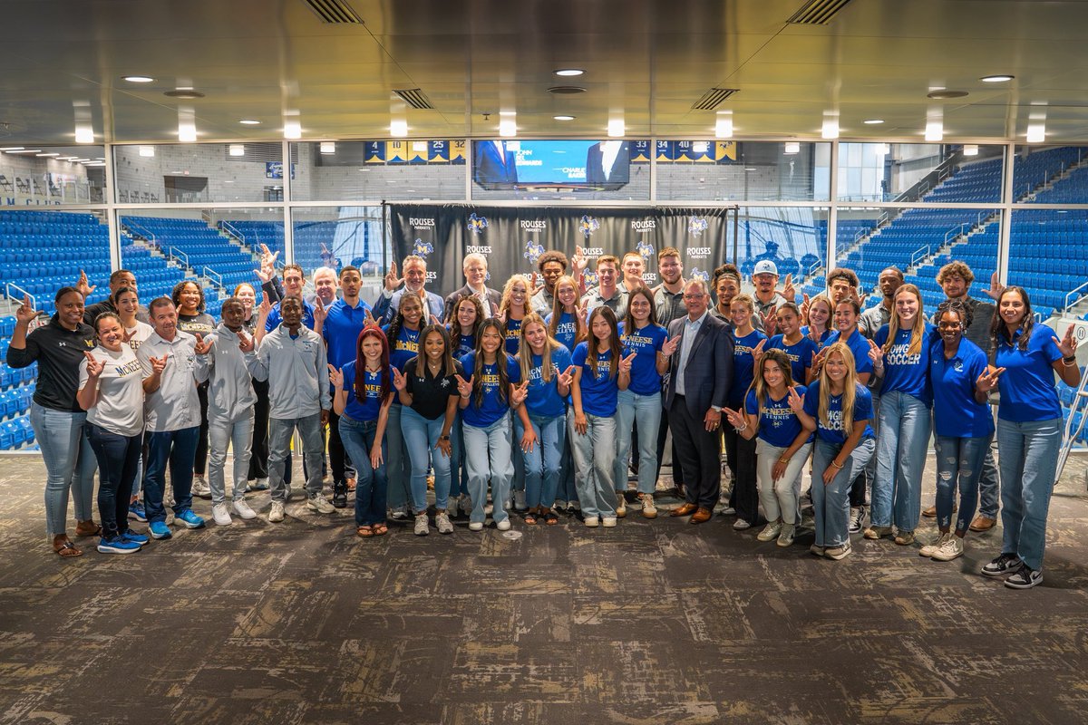 Megan (Snelling) Soileau (@megan_soileau) on Twitter photo What a day! Had the privilege of hosting NCAA President (former Mass. governor) <a href="/CharlieBakerMA/">Charlie Baker</a> and former Louisiana Governor <a href="/JohnBelEdwards/">John Bel Edwards</a> today in <a href="/McNeeseSports/">McNeese Athletics</a> ! After touring the facilities, our SAs had the opportunity to sit in for an insightful Q&A session! #GeauxPokes What a day! Had the privilege of hosting NCAA President (former Mass. governor) <a href="/CharlieBakerMA/">Charlie Baker</a> and former Louisiana Governor <a href="/JohnBelEdwards/">John Bel Edwards</a> today in <a href="/McNeeseSports/">McNeese Athletics</a> ! After touring the facilities, our SAs had the opportunity to sit in for an insightful Q&A session! #GeauxPokes