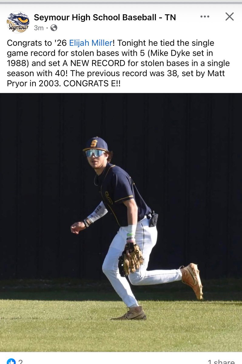 I would like to thank the Seymour Eagles baseball family. I couldn’t have done it without God, and my coaches and teammates who I can proudly call family. Go Eagles!  <a href="/EaglesSeymour/">Seymour Eagles Baseball</a>
