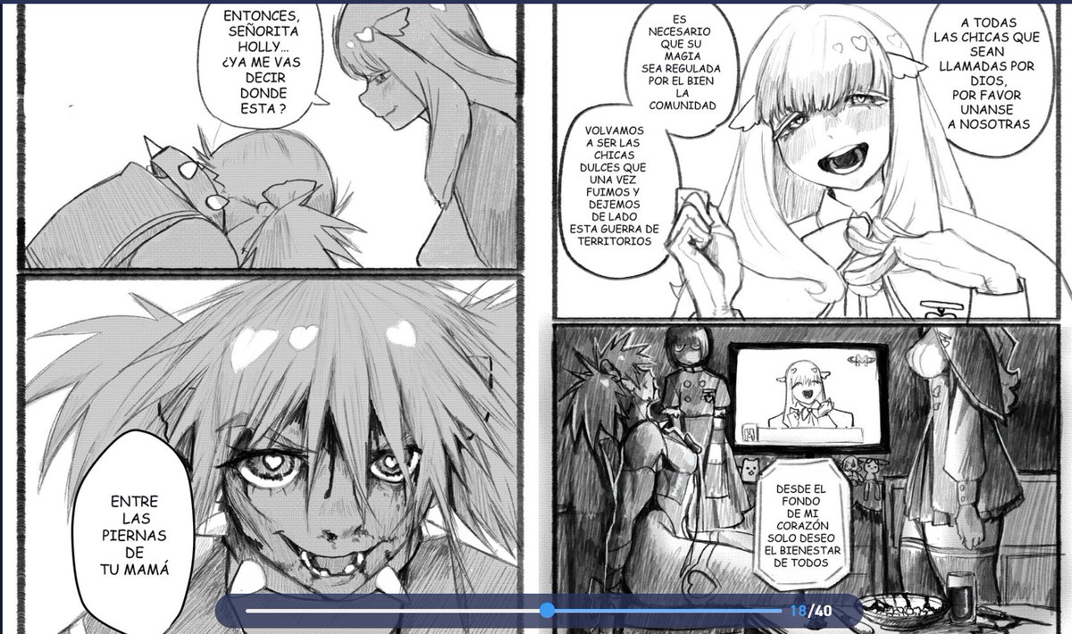 Taco_depoll0's tweet image. Mi entrada para el concurso de manga de weones. Mi fanart es sobre la obra ''Sweet Magical Mayhem'', super buena, vayan a leerla. Se me está acabando el espacio asi que sigo abajo + #mangalatino #UltimateFanart