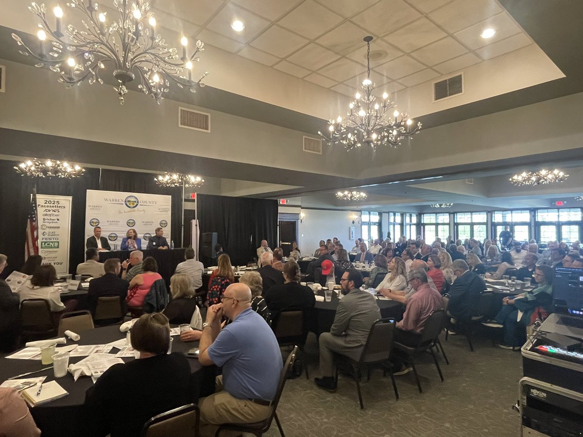 The state of the county is _______? Lots of adjectives come to mind but this year I would say PROSPEROUS. Enjoyed connecting with everyone who makes Warren County the “Incredible County!”