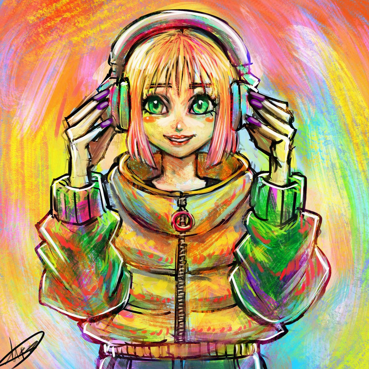 「Listen 」|かおす@お仕事募集中のイラスト