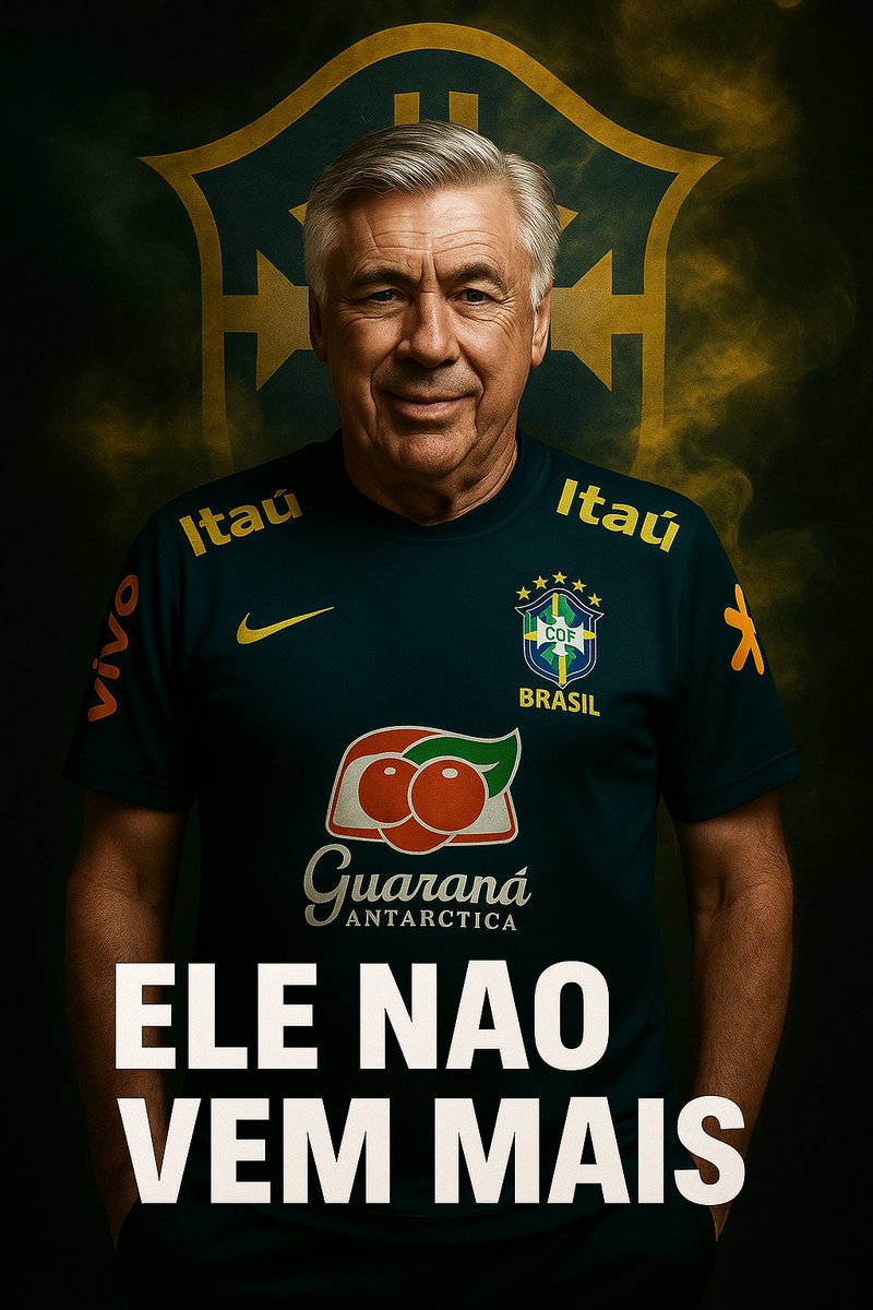 CBF encerra negociações com Ancelotti e agora vão para a segunda opção o técnico Jorge Jesus.