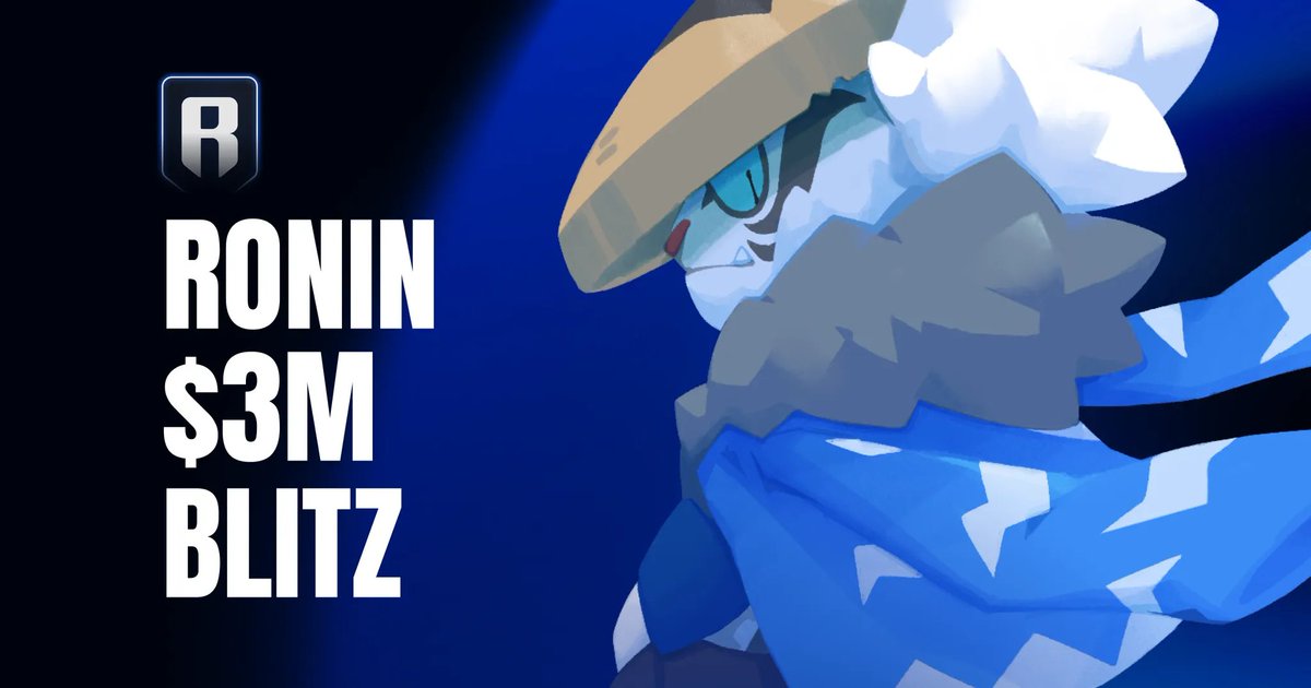 Ronin is evolving beyond gaming.

With the latest Blitz campaign, it’s easier than ever to earn yield on the tokens already in your wallet.

Over $8M in TVL is now deployed across liquidity and lending pools.

Tap into DeFi on Ronin: roninchain.notion.site/DeFi-101-1bac4…