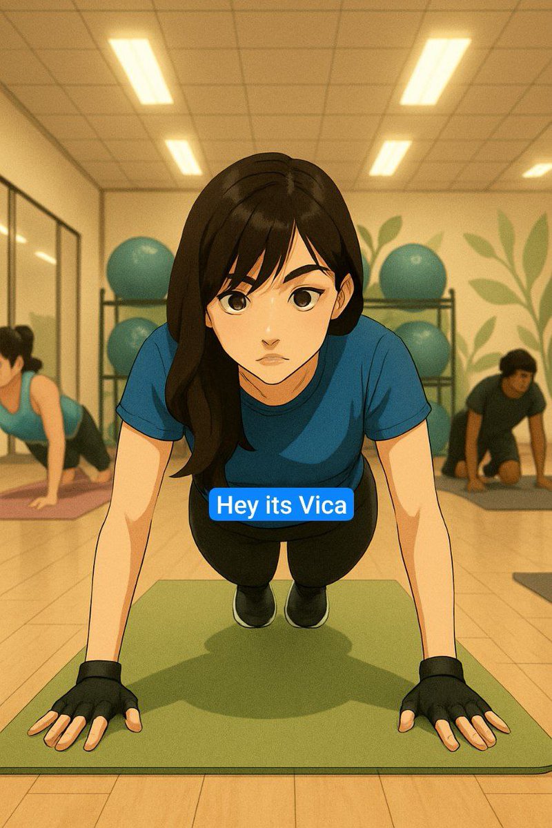 heyitsvica's tweet photo. Plank boleh bikin keringetan, tapi bayangin kamu di bawah aku... uhh, basahnya beda.
#PlankPosition #NakalDikit #KeringetanBareng #GymGatauMalu #KamuYangDiBawah #SensualWorkout https://t.co/kmCGo0V25e