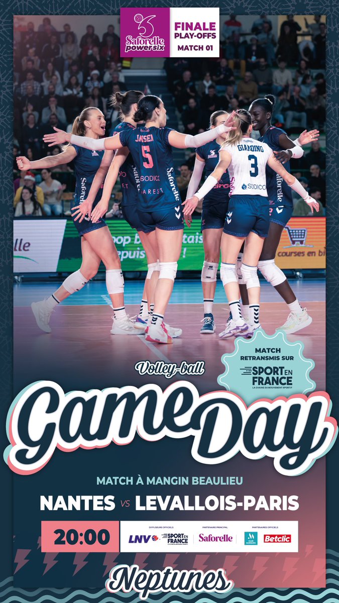 neptunesnantes's tweet image. ๐พ๐ธ๐๐ผ๐ป๐ธ๐ โก๏ธ๐ฑ
๐ Finale aller PlayOffs - #SP6
๐ Levallois Paris Saint-Cloud
๐๏ธ Mangin Beaulieu
โ๏ธ 20h00
๐บ LNVtv & Sport en France
๐๏ธ urls.fr/7EYDD0