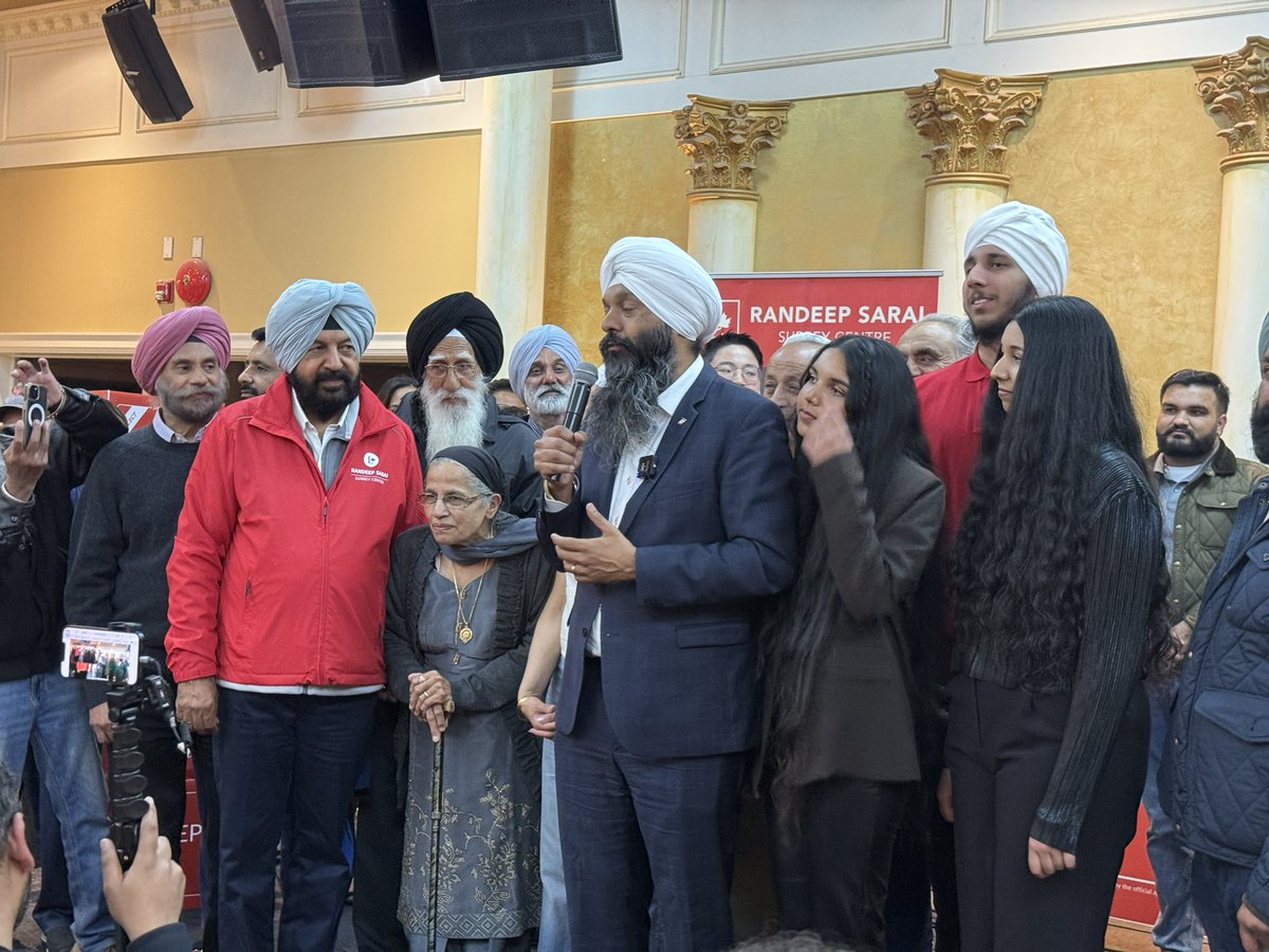 Liberal government with 169 seats, The Liberals did well in Surrey, with incumbents Randeep Sarai, and Sukh Dhaliwal retaining their seats in Surrey Centre and Surrey Newton.
sherepunjabradio.ca/liberal-minori…