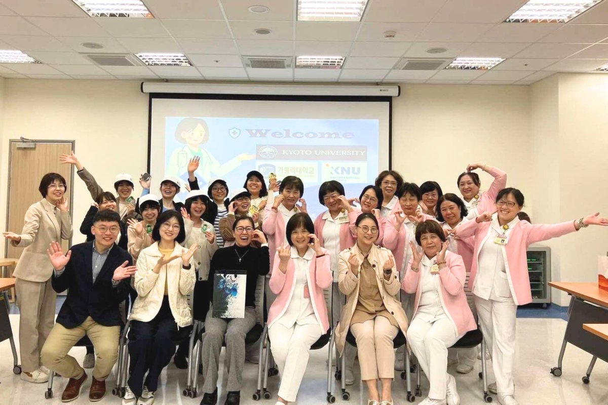 NYCU_official's tweet photo. #NYCU hosted the 2025 Global #Nursing Leadership #Workshop with @KyotoU_News, @Official_KNU, Catholic University of Korea from Mar 17–19!🇯🇵🇰🇷

Theme: #Patient-centered care via cross-cultural #collaboration. Students &amp; faculty explored #NursingLeadership through discussions.💬🤝 https://t.co/bqjSk4eWkb