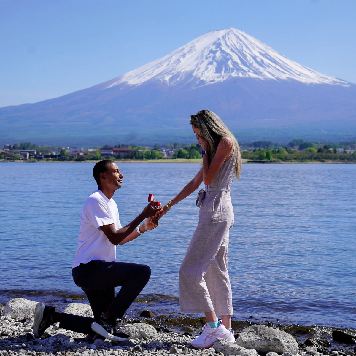 Absolutely worth the jet lag.

YES to forever! 💍🏔 ❤️