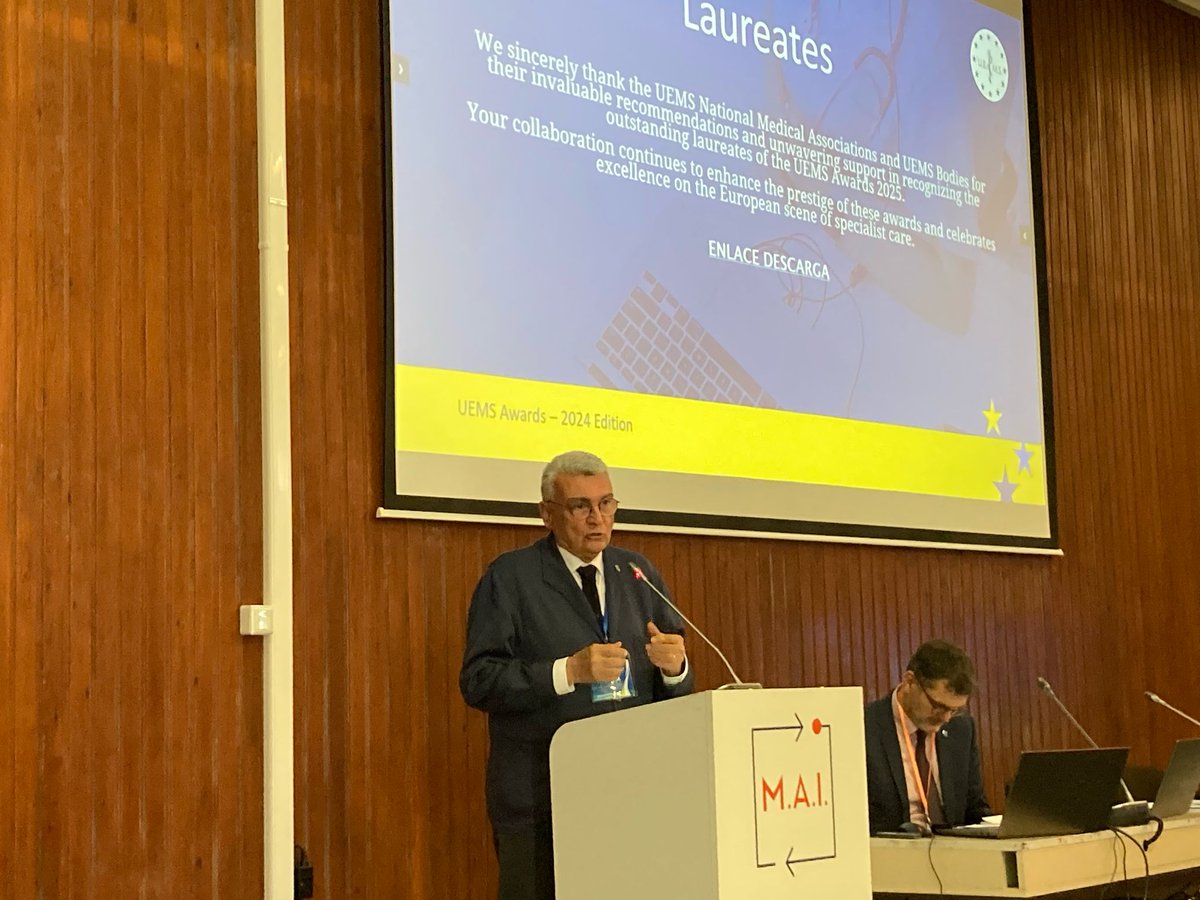 Consejo General de Médicos (@cgcom_esp) on Twitter photo 👏Los doctores Arcadi Gual y Daniel Casanova, reconocidos por la Unión Europea de Médicos Especialistas
<a href="/UEMSEurope/">UEMS Europe</a> <a href="/TomasCoboCastro/">Tomás Cobo Castro</a> <a href="/ArroyoCastilloR/">rosa arroyo</a> <a href="/dosanz10/">Domingo Antonio</a> <a href="/Dr_CabreraLopez/">Carlos Cabrera López</a>
medicosypacientes.com/articulo/docto… 👏Los doctores Arcadi Gual y Daniel Casanova, reconocidos por la Unión Europea de Médicos Especialistas
<a href="/UEMSEurope/">UEMS Europe</a> <a href="/TomasCoboCastro/">Tomás Cobo Castro</a> <a href="/ArroyoCastilloR/">rosa arroyo</a> <a href="/dosanz10/">Domingo Antonio</a> <a href="/Dr_CabreraLopez/">Carlos Cabrera López</a>
medicosypacientes.com/articulo/docto…