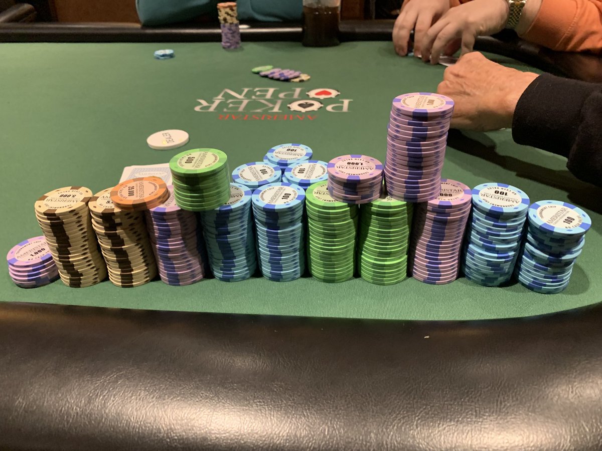 POV it’s your birthday and you have 20% of all the chips in play with 20 players left and your stack looks ridiculous before color up 

if this isn’t the best birthday present ever tell me what is