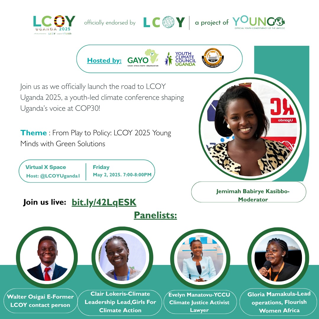 I am glad to be part of the #GreenTeam 

The question of #LCOY2025 is going to be answered, our theme From Play to Policy sheds light into what we envision for this year's LCOY join us for this wrapping, with insightful conversations and lessons. 

SEE YOU THERE 😉