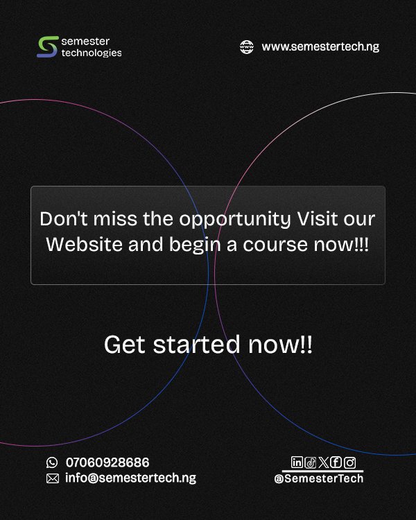 semestertech's tweet image. In this course, you&apos;ll get expert guidance, hands-on experience, and transform your skills in game development. Believe you can and you&apos;re halfway there! 
💪 Meet our instructor and let&apos;s get started! 🚀
#GameDev #SkillUp #semestertech