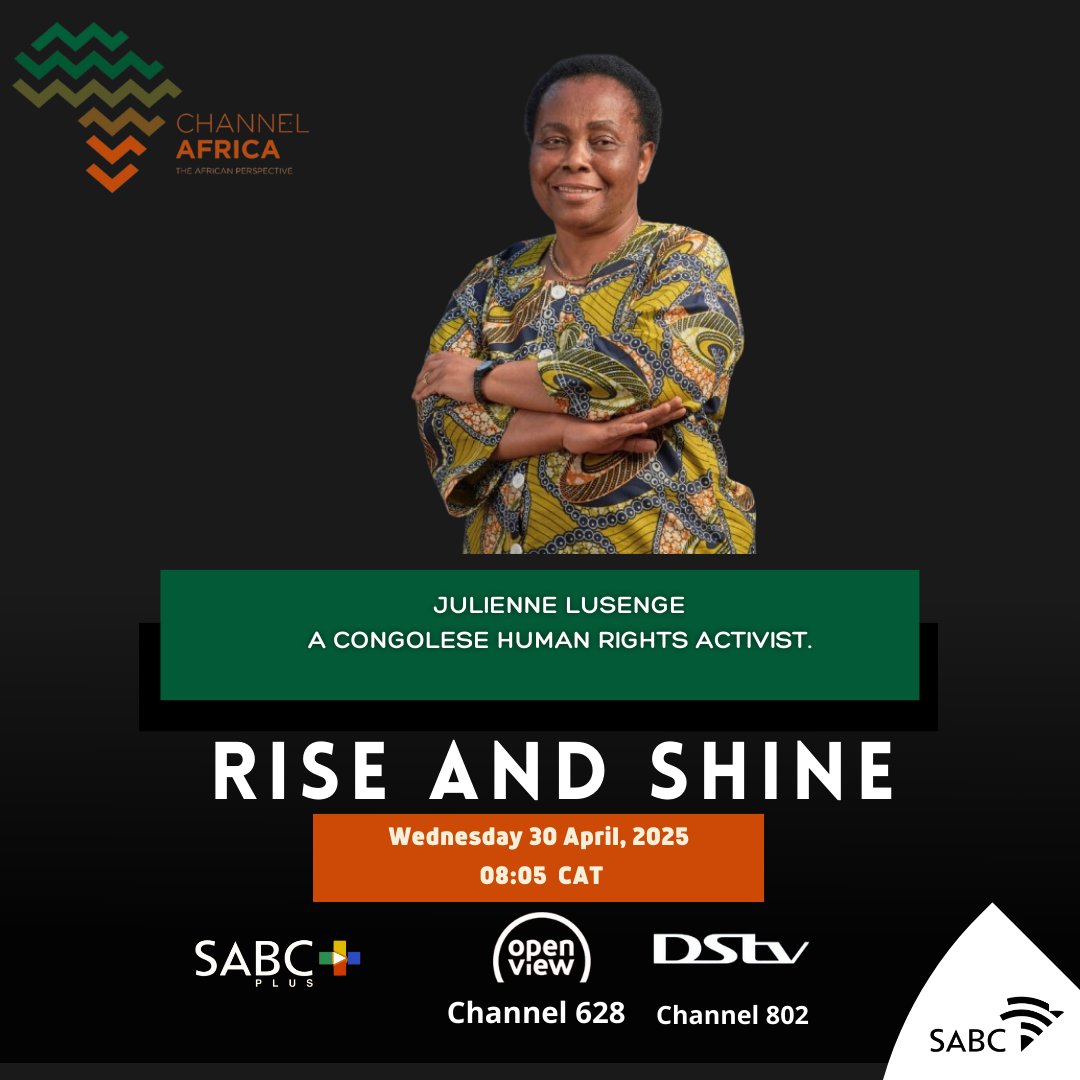 [ON AIR] #ProfileOnWednesday 

This morning, we shine the spotlight on Julienne Lusege, a human rights activist and a co-founder &amp; president of Women's Solidarity for Inclusive Peace &amp; Development. 

Julienne Lusege joins <a href="/FavoredAsa/">Asanda Beda</a> to unpack more about herself.

#RiseAndShine