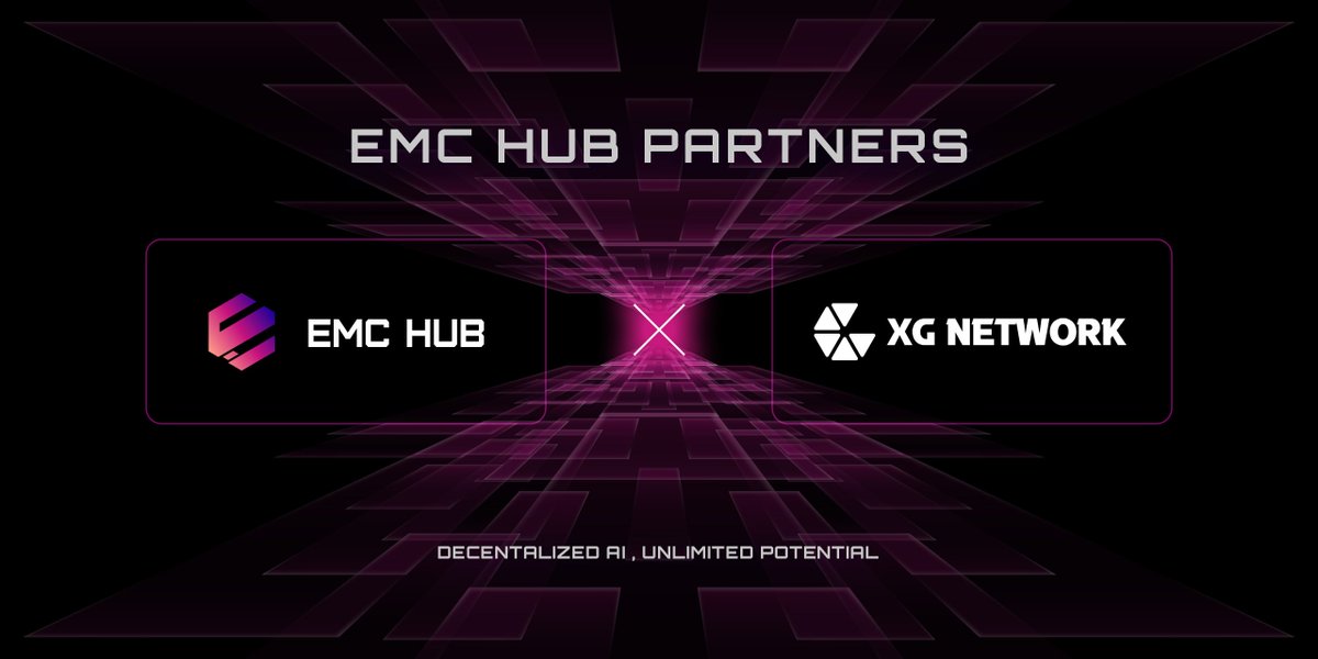 Partnership Announcement

<a href="/EMC_Hub/">EMC_Hub</a> x <a href="/XGNetwork_2024/">XG NETWORK</a> = Powering the Future of Decentralized Gaming &amp; Payments 🎮⚡️

We’re excited to partner with XG Network, the next-gen DePIN project building modular engines for on-chain gaming and payments.

🔹 Parallel-chain architecture with
