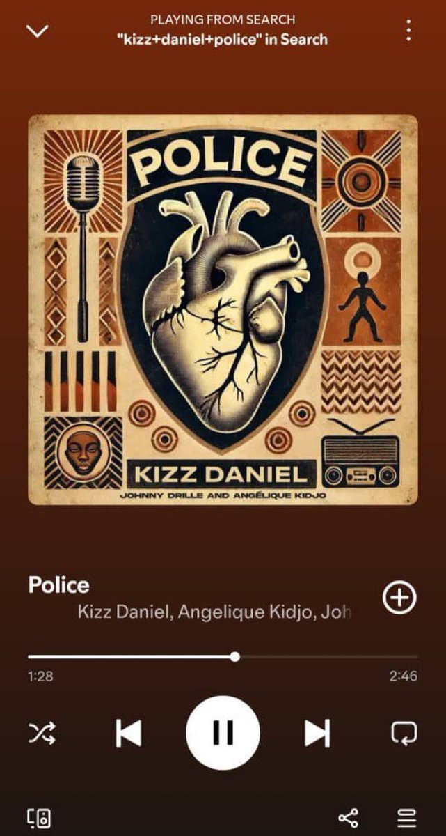 My fav too much abeg, thanks for blessing us with Police you’re absolutely the best Kizz Daniel