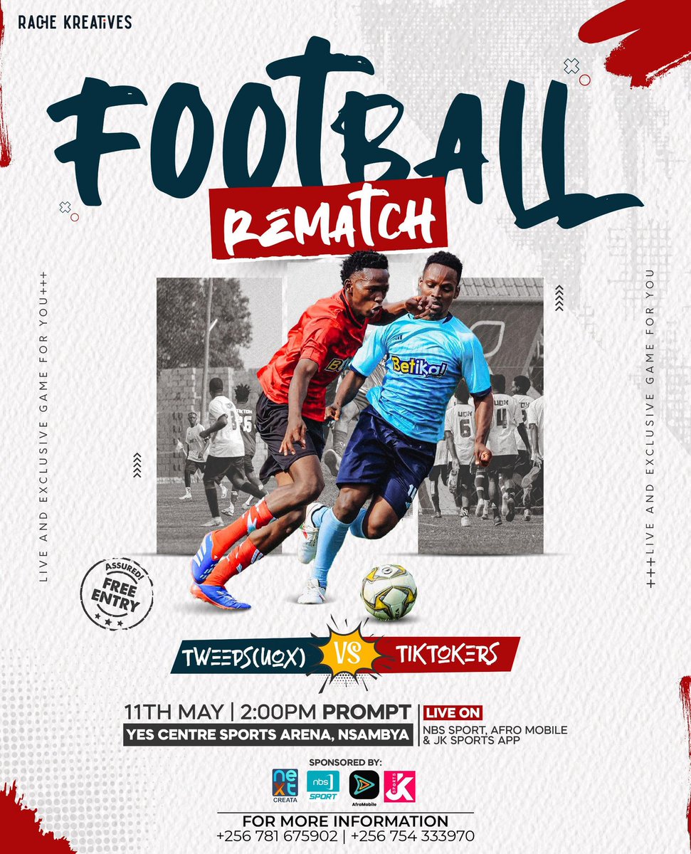 AdekeMe23's tweet image. Let&apos;s be there. 
11. May. 2025
At 2pm 
Yes Centre Sports Arena, Nsambya