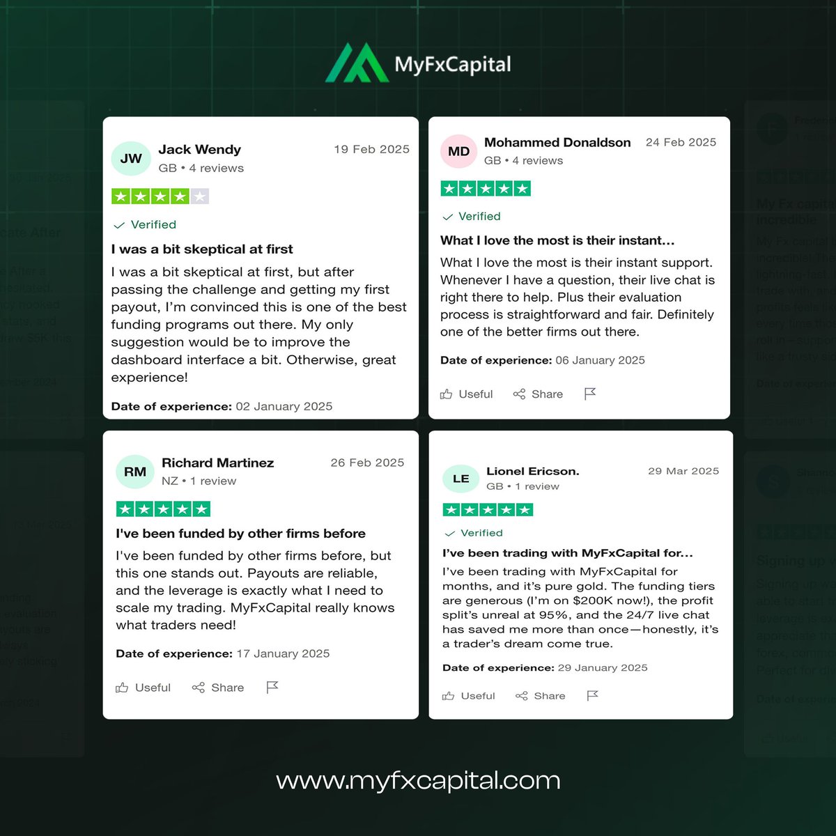 The month of April comes to an end today. Wondering why traders choose us?

Here are what some of our traders say!