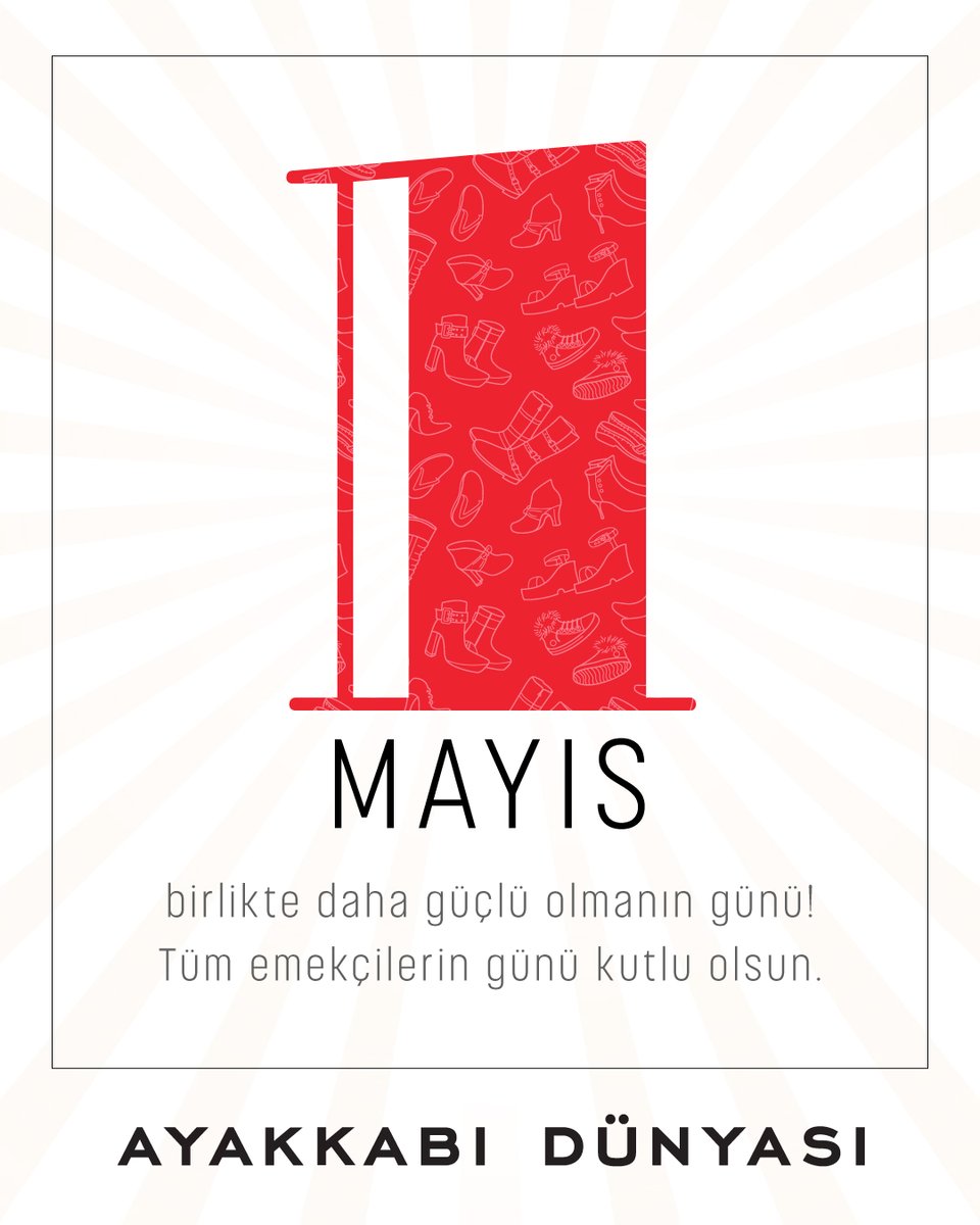 1 Mayıs Emek ve Dayanışma Günü kutlu olsun.