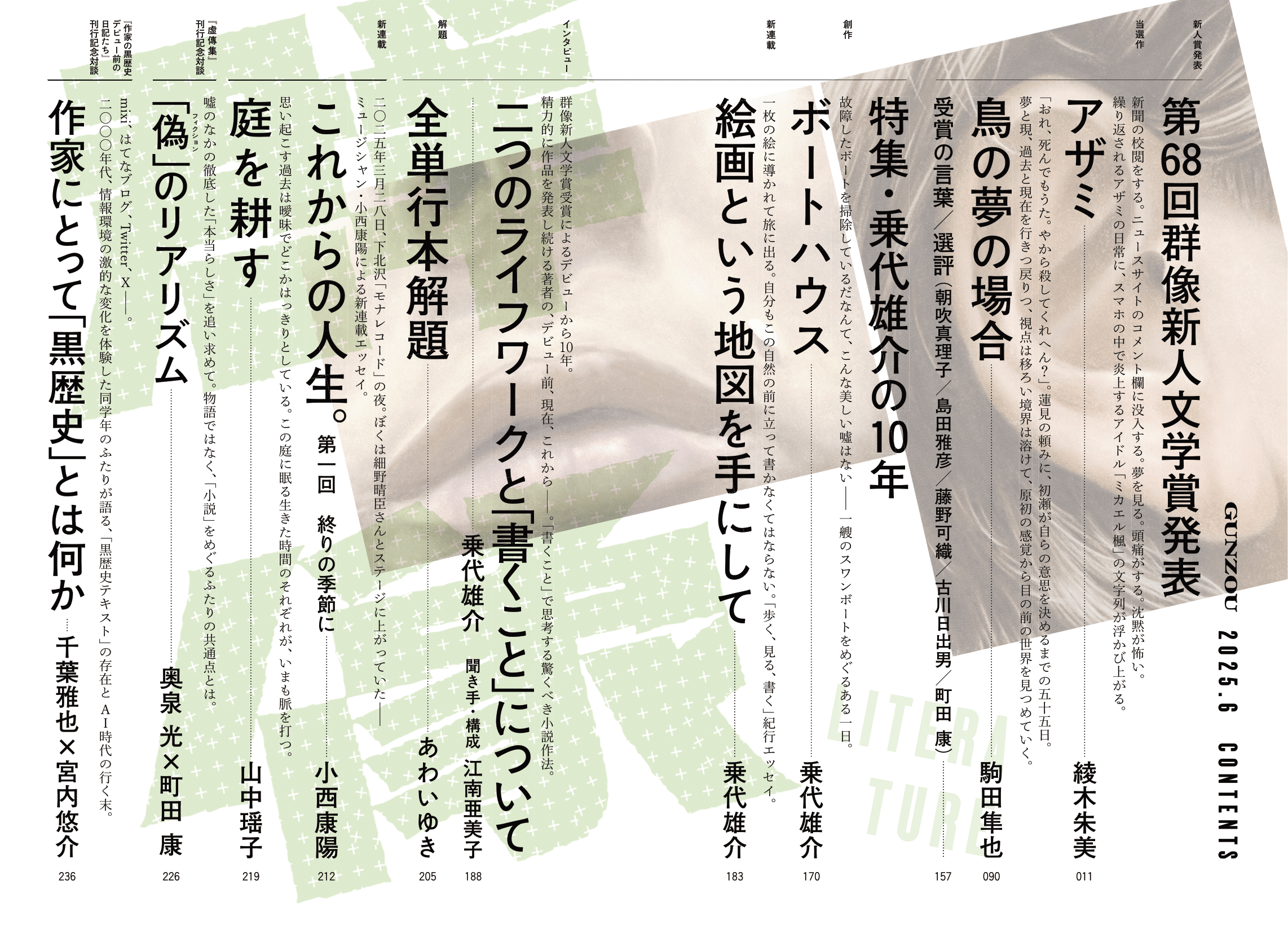 文学賞8年分】文芸誌『群像』群像新人文学賞発表号【8冊
