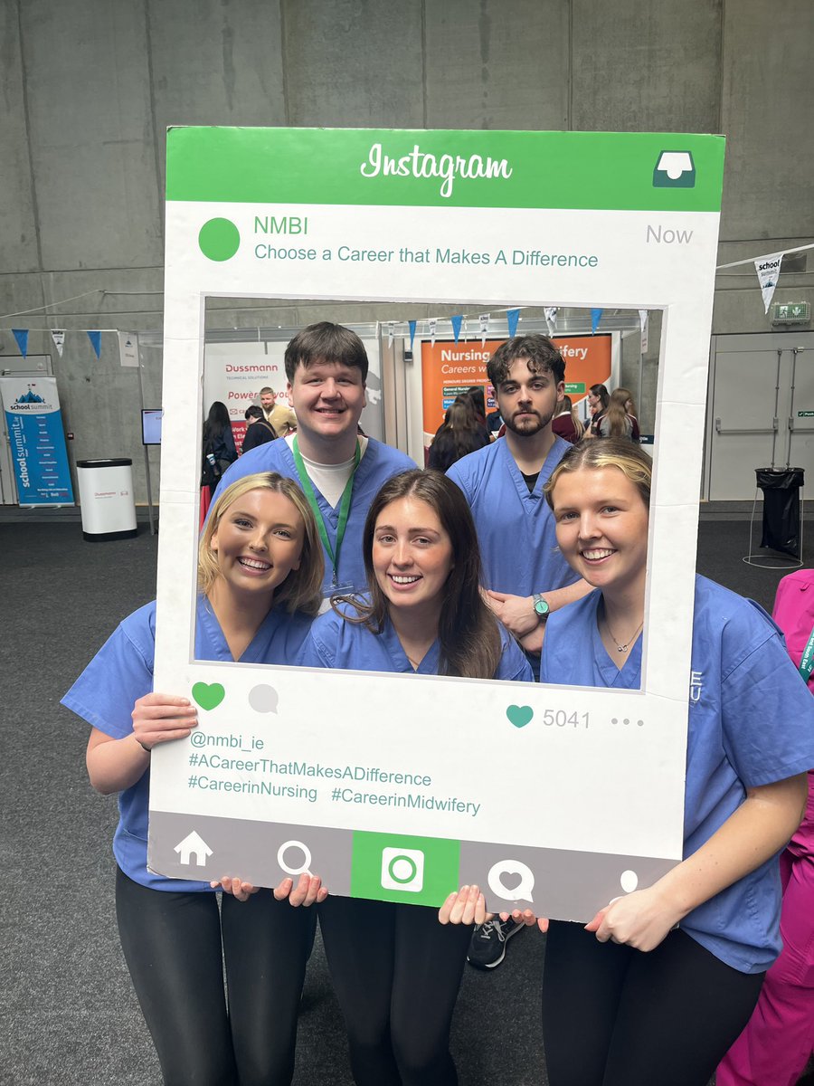 NursingWit's tweet photo. Great to see our fantastic Nursing students at the School Summit over the past two days in @SETUIreland arena promoting Nursing in SETU. 
#futurenurses
@NMPDUKilkenny https://t.co/CeMNpicVG4