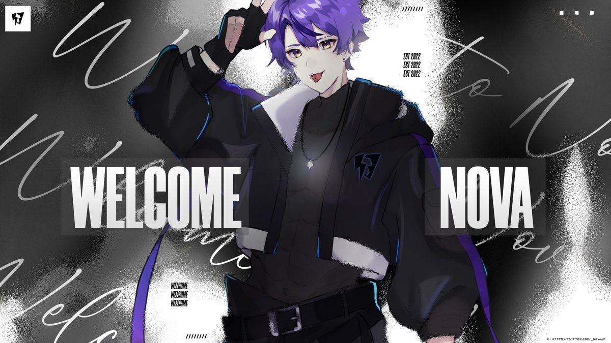 Nova EsportsメンバーNEW 立ち絵👀✨
　　　　　👾5/1発表👾