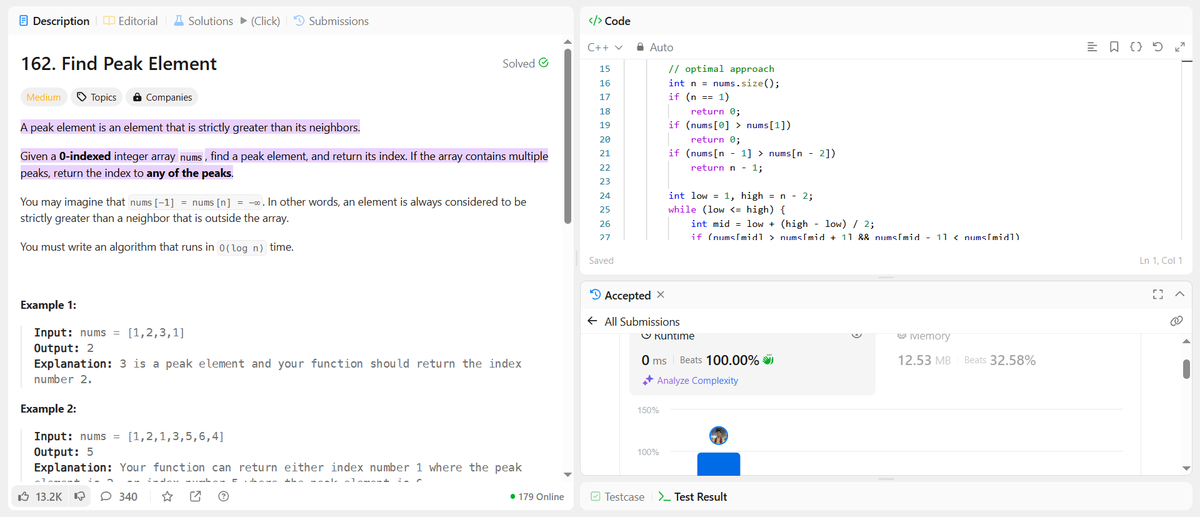 shivamrtwt's tweet image. Day 3 of #90DaysCodingChallenge
- Did 3 leetcode question, 2 from striver a2z sheet and one potd
- Two easy and one medium
#learninpublic #codedaily #buildinpublic #DSA #a2zDSA #Striver