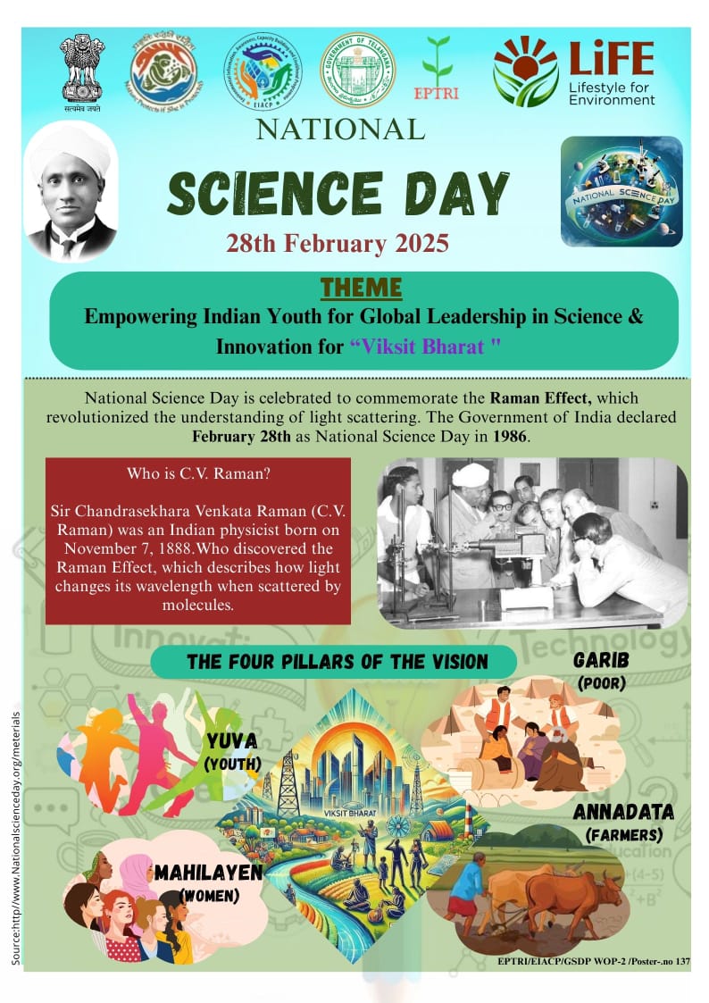 Greetings from EPTRI EIACP!
Poster on National Science Day