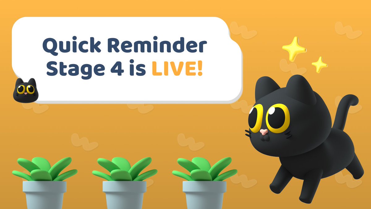 🐾 Quick Reminder: Stage 4 is LIVE! 🐾

The pack’s already on the move so don’t miss your chance to grab your spot before this stage is gone!

🔥 More treats. Bigger rewards. 
⏳ Limited time. The herd won’t wait.
🐶 Jump in now and stay ahead of the chase!