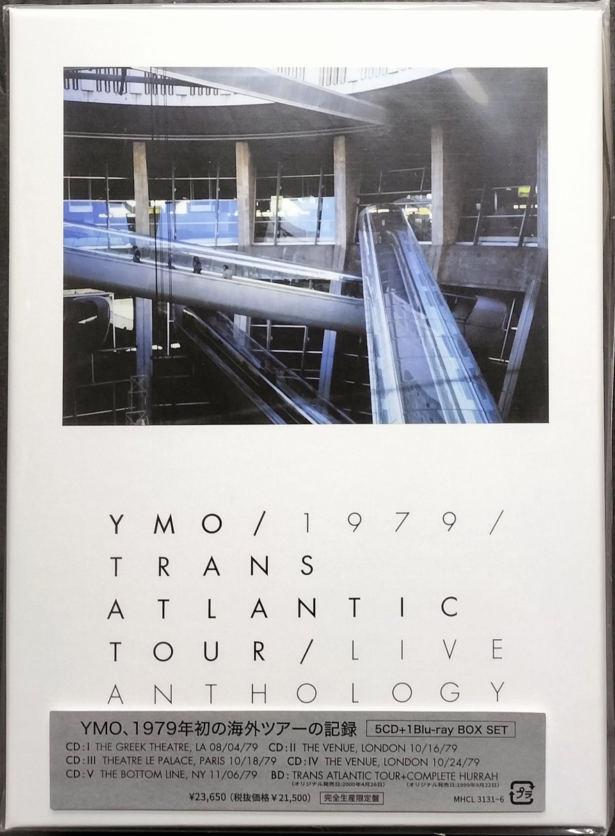YMO 1979 ATLANTIC TOUR LIVE ANTHOLOGY 【公式通販】