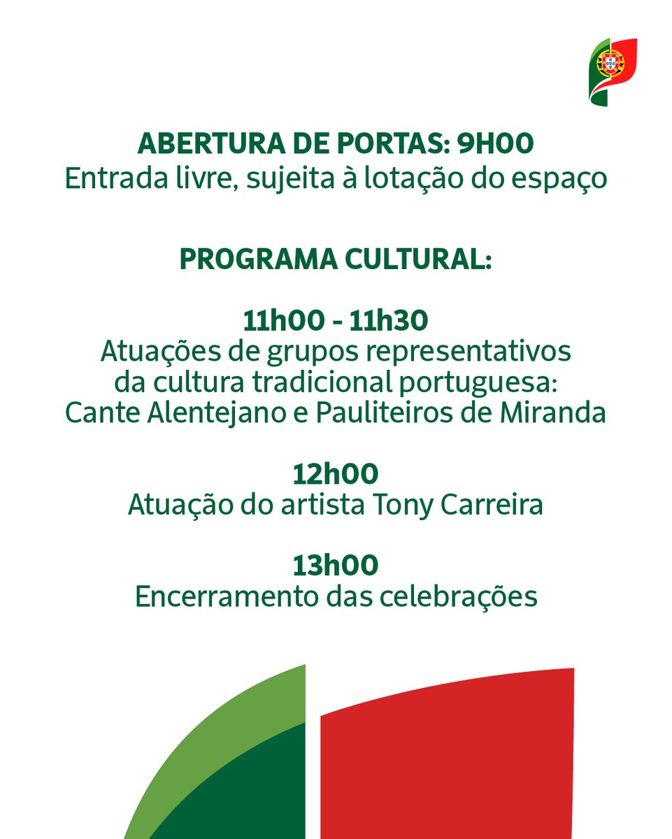 govpt's tweet image. "São Bento em Família" convida todos os cidadãos a participar numa manhã de celebração, num espaço de encontro com a cultura portuguesa.
🧵1/2