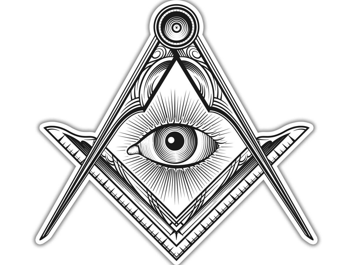 Masonic Symbols Explained
The All-Seeing Eye, often depicted as an eye within a triangle, is a powerful symbol found in various cultures and traditions. In Freemasonry it represents the idea of divine providence &amp; the omnipresence of a higher power. 
#bucksmasons #masonicsymbols