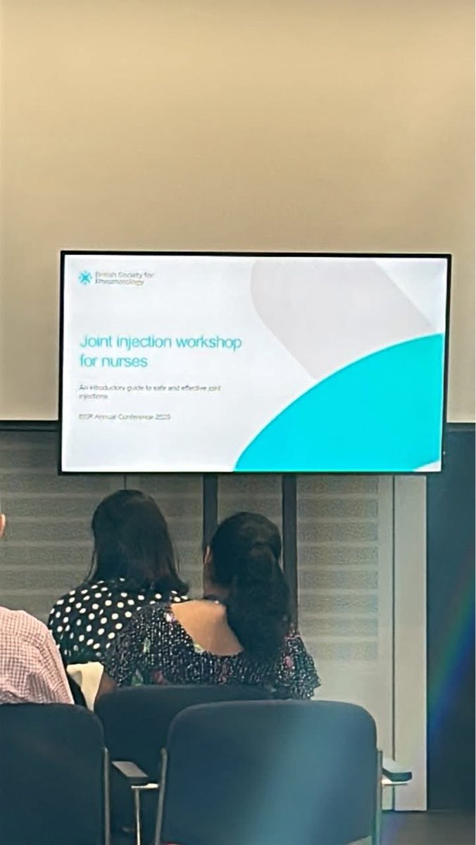 Kelly Tempest (was Hayes) (@kellyanne2378) on Twitter photo Early start at #BSR25 teaching at the joint injection workshop with some other fab rheumatology nurses #empoweringnurses. #leadingtheway <a href="/AiredaleNHSFT/">Airedale Hospital</a> Early start at #BSR25 teaching at the joint injection workshop with some other fab rheumatology nurses #empoweringnurses. #leadingtheway <a href="/AiredaleNHSFT/">Airedale Hospital</a>