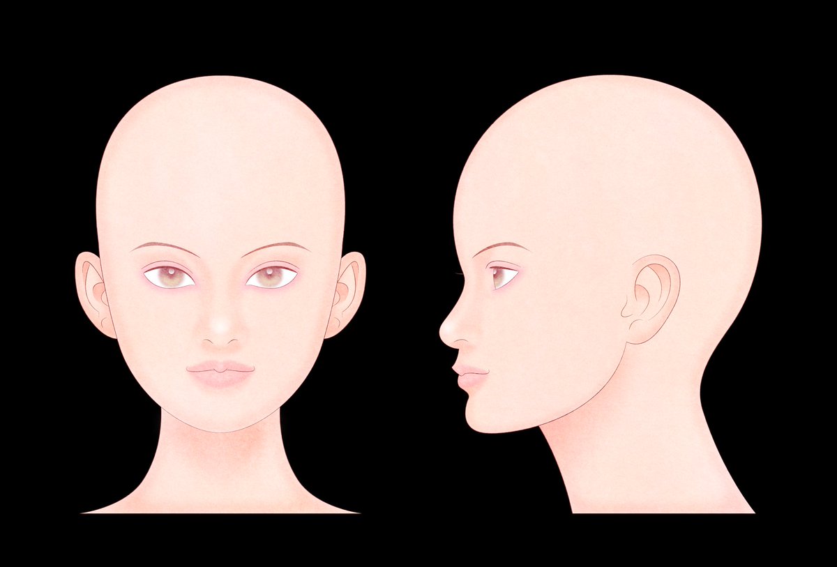 横顔。 #美少女イラスト #イラスト #女性