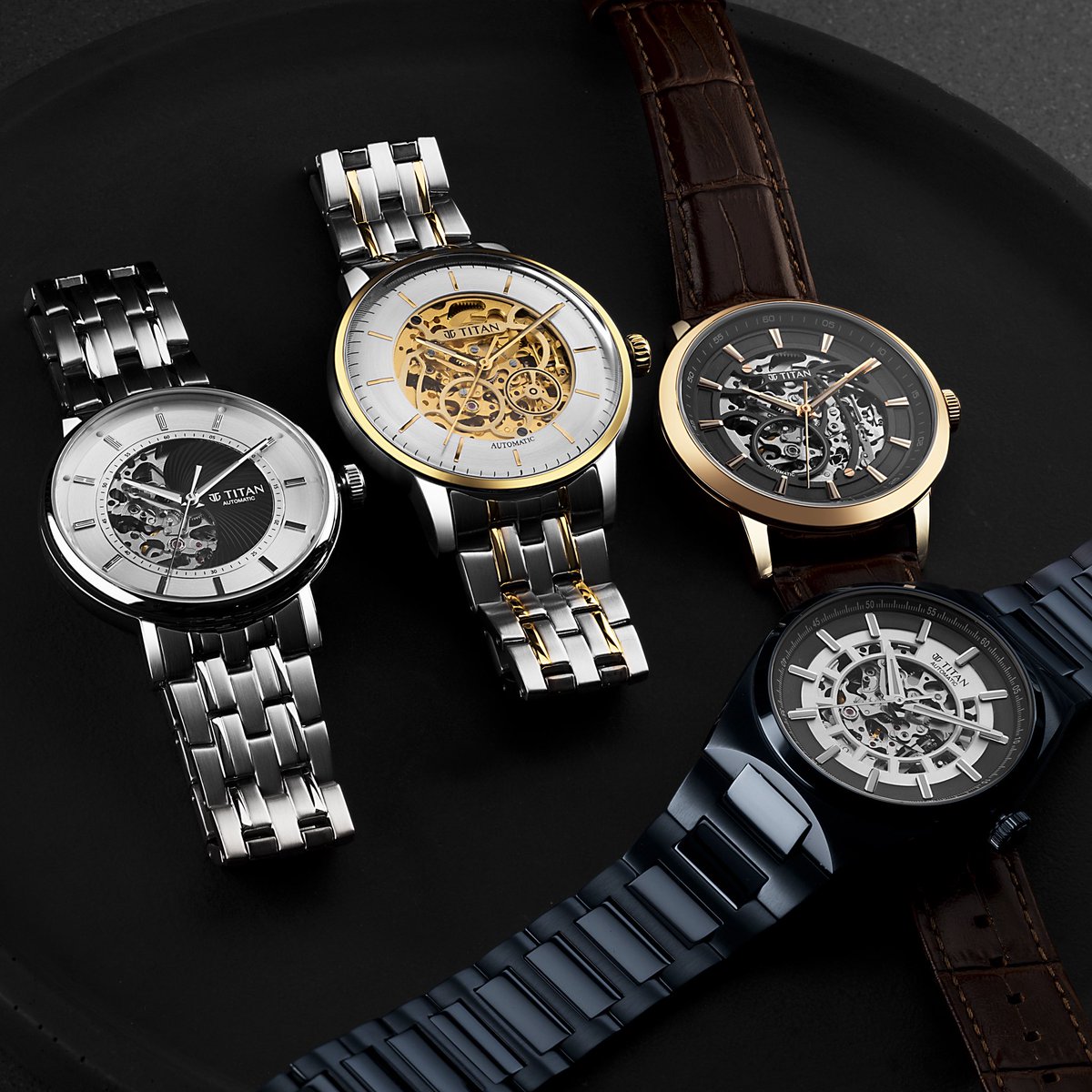 ashokpandian's tweet image. Titan watches new Automatic Collection with beautiful skeleton faces - ₹18325 onwards #titanwatches #automaticmovement #skeletonwatches Titan.co.in