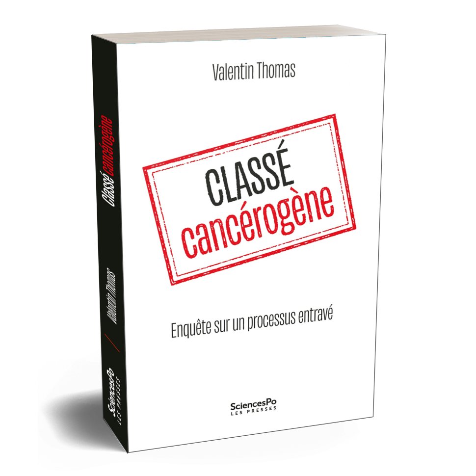 #Santé #Cancer #Lobby « Classé cancérogène. Enquête sur un processus entravé », Valentin thomas  (<a href="/Cermes3/">Cermes3</a>).
📚 En librairie le 28 mai pressesdesciencespo.fr/fr/book/?gcoi=…