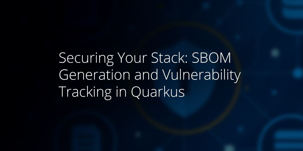 How to generate Software Bill of Materials in Quarkus and integrate with tools like Dependency-Track and Snyk for continuous security.

buff.ly/liHFZaf