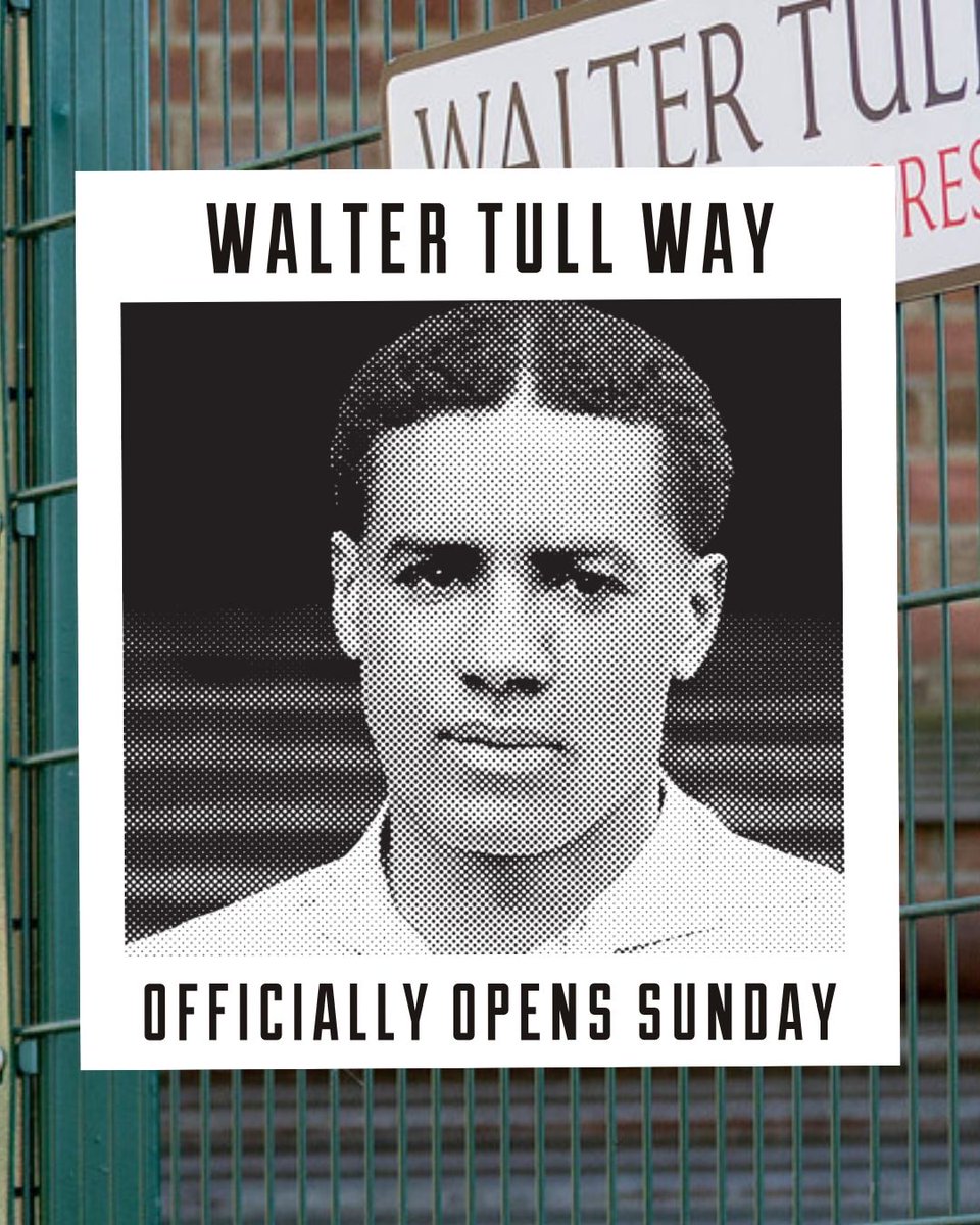 Walter Tull Way, behind the Old Spotted Dog Ground, will be officially opened on Sunday before our game vs Brentford. 

Guests include Walter’s great nephew Ed Finlayson and biographer Phil Vasili.

Starts 12.30pm prompt, ends 1pm with photos. Join us!

claptoncfc.co.uk/2025/04/28/wal…