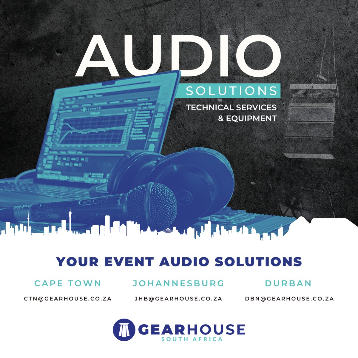 Gearhouse South Africa's audio experts meticulously manage every frequency and decibel, using professional software and equipment to provide impeccable sound clarity. Your event deserves audio that is as impactful as your performance.

gearhouse.co.za/get-in-touch/
​​
#gearhousesa