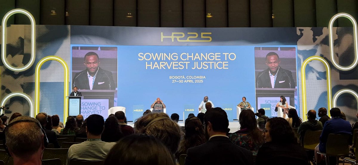 Our board member Ernesto Cortés <a href="/LANPUD1/">LANPUD</a> is at #HR25 in Bogotá — a vital space for advancing drug policy reform. The plenary called out the colonial roots of the War on Drugs and the urgent need to dismantle oppressive systems. More insights to come. #HarmReduction