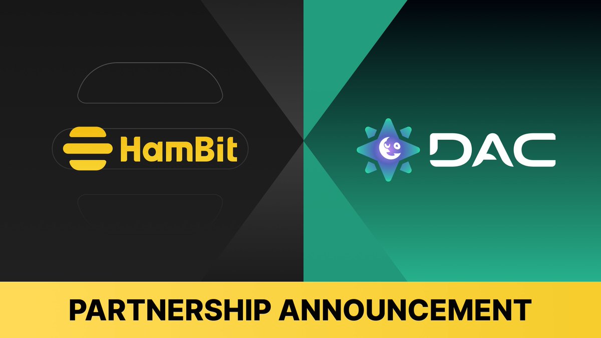HamBit Official (@hambit_official) on Twitter photo 🥳We are excited to announce our new partnership
<a href="/DAC_Platform/">DAC Platform</a>!
🌟 DAC is an advanced technology platform integrating AI and affiliate consumption, providing flexible solutions for enterprises, expanding user opportunities, and driving stronger engagement between business and 🥳We are excited to announce our new partnership
<a href="/DAC_Platform/">DAC Platform</a>!
🌟 DAC is an advanced technology platform integrating AI and affiliate consumption, providing flexible solutions for enterprises, expanding user opportunities, and driving stronger engagement between business and
