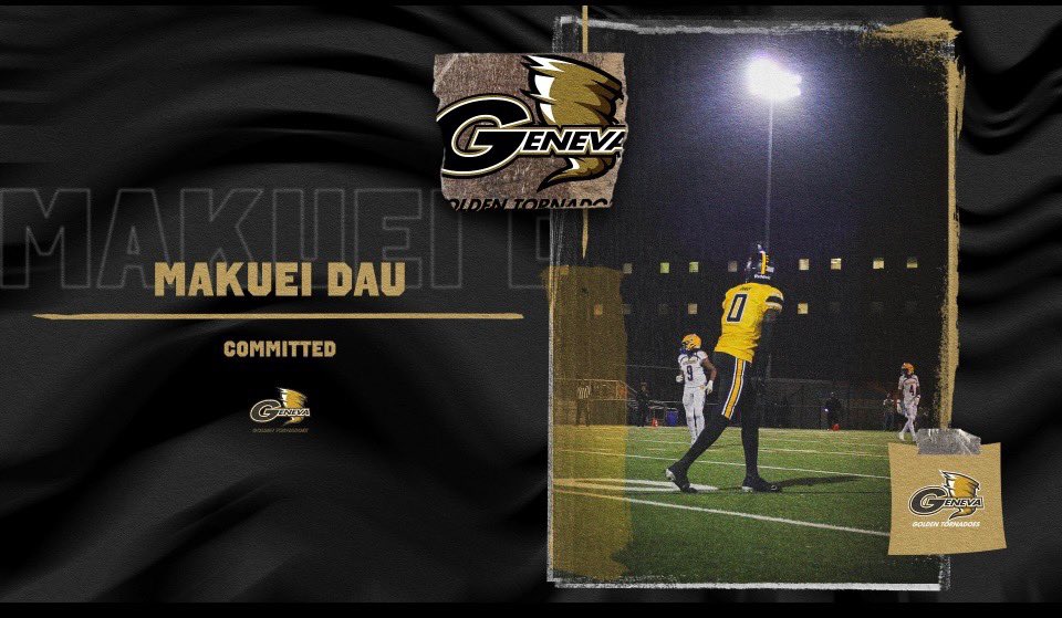 100% Committed! <a href="/GenevaCollegeFB/">Geneva College Football</a> <a href="/realNChammer/">Coach Coates</a> #Goldentornadoes #Committed #AGTG